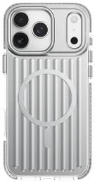 Чохол-накладка Infinity ROCK Iridescent Magnetic (Anti-drop Lens Protection) for iPhone 17 Pro Silver (2000001633908)