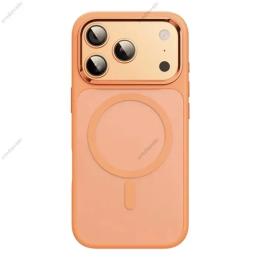 Чохол-накладка Infinity ROCK Guard Touch Magnetic Protection Case (Metal Lens Frame) for iPhone 17 Pro Max Orange (2000001643815)