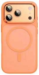 Чохол-накладка Infinity ROCK Guard Touch Magnetic Protection Case (Metal Lens Frame) for iPhone 17 Pro Orange (2000001643808)