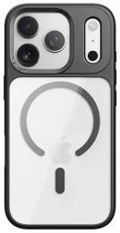 Чохол-накладка Infinity ROCK Guard Transparent Magnetic (Anti-drop Lens Protection) for iPhone 17 Pro Black (2000001634127)