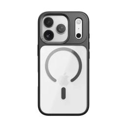 Чохол-накладка Infinity ROCK Guard Transparent Magnetic (Anti-drop Lens Protection) for iPhone 17 Pro Max Black (2000001634189)