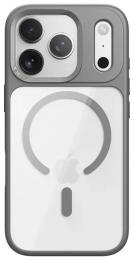 Чохол-накладка Infinity ROCK Guard Transparent Magnetic (Anti-drop Lens Protection) for iPhone 17 Pro Max Gray (2000001634202)