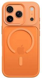 Чохол-накладка Infinity ROCK Guard Transparent Magnetic (Anti-drop Lens Protection) for iPhone 17 Pro Max Orange (2000001643792)