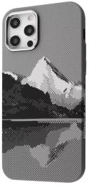 Чохол-накладка Proove Gleam Case with Magnetic Ring для iPhone 12 Pro Max Silver Peak