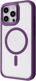 Чохол-накладка Proove Clear Essence Case with Magnetic Ring для iPhone 15 Pro Deep Purple