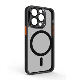 Чохол-накладка ArmorStandart Unit MagSafe SE для Apple iPhone 13 Pro Black Orange (ARM75370)
