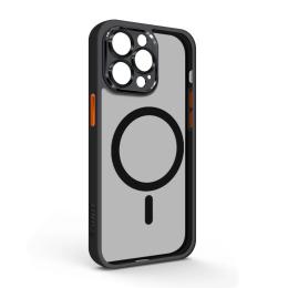 Чохол-накладка ArmorStandart Unit MagSafe SE для Apple iPhone 13 Pro Max Black Orange (ARM75369)