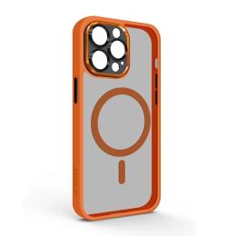 Чохол-накладка ArmorStandart Unit MagSafe SE для Apple iPhone 13 Pro Max Orange Black (ARM75378)