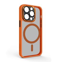 Чохол-накладка ArmorStandart Unit MagSafe SE для Apple iPhone 13 Pro Orange Black (ARM75379)