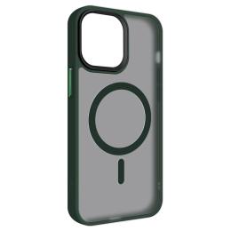 Чохол-накладка ArmorStandart Uniq Magsafe для Apple iPhone 13 Pro Max Dark Green (ARM75328)