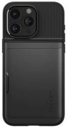 Чохол-накладка Spigen Slim Armor CS для iPhone 15 Pro Max Black (ACS06589)