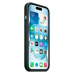 Чохол-накладка Infinity FineWoven Case with MagSafe Original for Apple iPhone 15 Plus Evergreen (ARM71978)