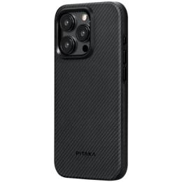 Чохол-накладка Pitaka Pitaka MagEZ Case Pro 4 for iPhone 15 Pro Twill 600D Black Gray (KI1501PPA)