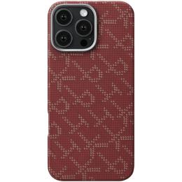 Чохол-накладка Pitaka Pitaka Tactile Woven Case for iPhone 16 Pro Max Monogram Red Gold (KI1602PTKP)