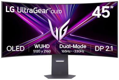 Монітор LG UltraGear OLED GX9 5K2K Dual-Mode (45GX950A-B) Gray Purple 45