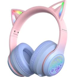 Накладні навушники Proove Kids Neko Blue Pink