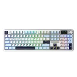 Клавіатура Aula F108 Pro Reaper Switch Wireless White (6978080501318)