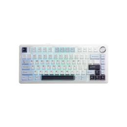 Клавіатура Aula F75 Kailh Pink Switch USB UA White (6978080504883)