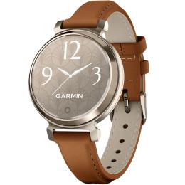 Смарт-годинник Garmin Lily 2 Classic Cream Gold with Tan Leather Band (010-02839-02/60)