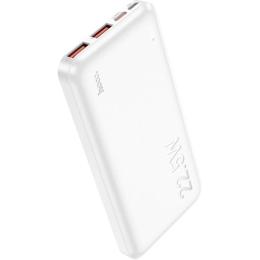 Зовнішній портативний акумулятор Hoco J101 10000mAh White 22.5W