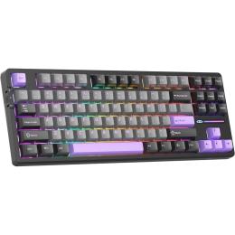 Клавіатура MageGee Light 87 RGB Blue Whale Switch Wireless Dark Purple (6971969728721-UA)