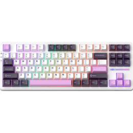 Клавіатура MageGee Light 87 RGB Ivory White Switch Purple Jade (6971969728745-UA)