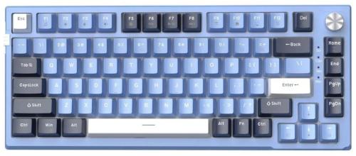 Клавіатура MageGee SKY 81 RGB Blue Whale Switch Prussian Blue (6971969727922)