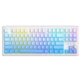 Клавіатура MageGee SKY 87 RGB Blue Whale Switch Wireless White Blue Gradient (6971969728509)
