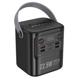 Зовнішній портативний акумулятор Hoco J152 Tough 80 000mAh Black 22.5W+PD20W+light (6942007652094)