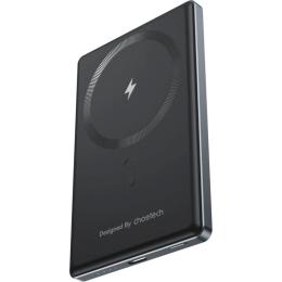Зовнішній портативний акумулятор Choetech B738 5000mAh Black 20W (B738-CCBK)