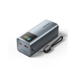 Зовнішній портативний акумулятор Vention FKCH0 20000 mAh Gray 100W