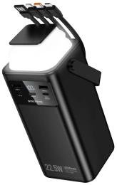 Зовнішній портативний акумулятор Borofone BJ65A High 22.5W + PD20W + four-cables 50000mAh Black