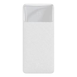 Зовнішній портативний акумулятор Baseus Bipow Digital Display 30000mAh White 15W (PPBD050202)
