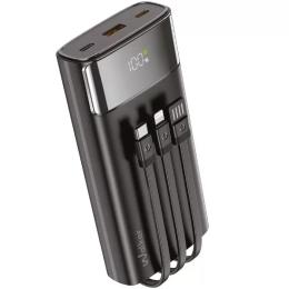 Зовнішній портативний акумулятор WALKER WB-625 20000mAh Black