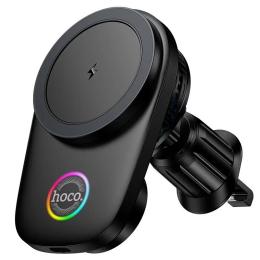 Тримач в авто Hoco HW36 Electric 15W with cooler (air outlet) Black