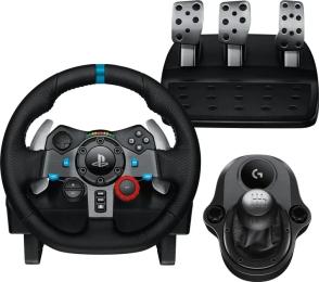 Кермо Logitech G29 Driving Force для ПК/PS4/PS5 + Shifter (991-000557)