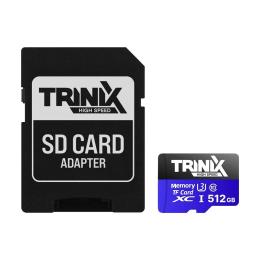 Карта памяті Trinix 512GB microSDXC + адаптер SD
