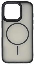 Чохол-накладка Infinity MagSafe Slim Corrugated Cover для iPhone 13 Pro Max Black