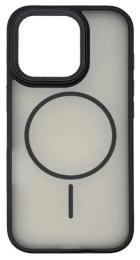 Чохол-накладка Infinity MagSafe Slim Corrugated Cover для iPhone 15 Pro Black