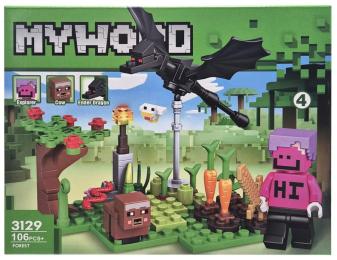 Конструктор Bambi Minecraft Forest The hill (3129-4)