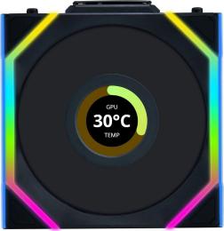 Вентилятор для ПК Lian Li Uni Fan SL Wireless LCD 120-1 Black (G99.12SLLCD1W1B.00)