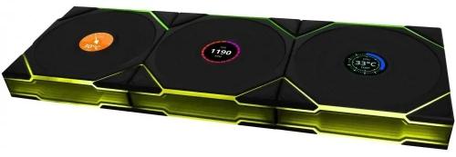 Вентилятор для ПК Lian Li Uni Fan TL Wireless LCD 120-3 Black (G99.12TLLCD1W3B.00)