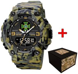 Наручний годинник Awarder 001 ДПС Army Green (1202-0150)