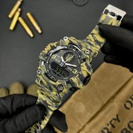 Наручний годинник Awarder 001 Тризуб золото Camo Green (1202-0097)
