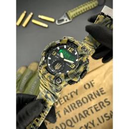 Наручний годинник Awarder 003 Тризуб золото Army Green (1202-0096)