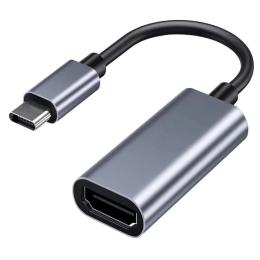 USB-хаб Dynamode USB 3.0 Type-C to HDMI 4K/30Hz Female Dark Gray (DM-AD-USB-C-HDMI)