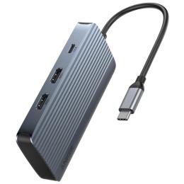 USB-хаб Anker A83740A2 USB-C 7-in-1 1xUSB-C PD100W + 2xHDMI + 4xUSB-A Black