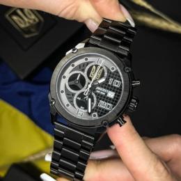 Наручний годинник Awarder 016 Тризуб золото Steel Black (1202-0094)