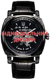 Наручний годинник Awarder 021 Black Leather Індивідуальний дизайн Black (1202-0267)