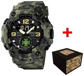 Наручний годинник Awarder 004CMGRDPS ДПС + Коробка. Camo Green (1202-0393)